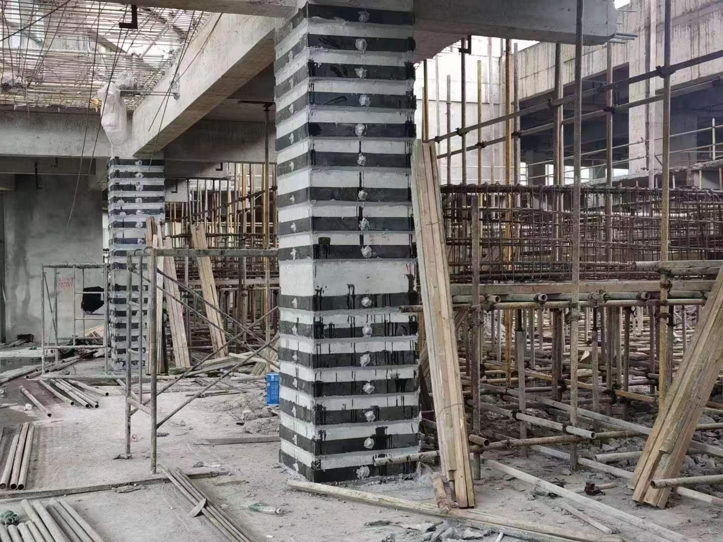 鹤壁柱子包钢加固施工方案